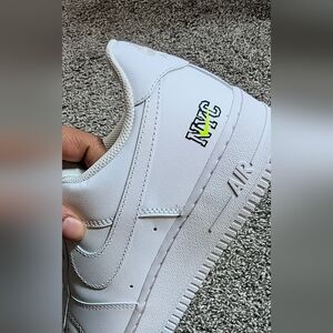 Nike Air Force 1 '07 White/White Size 10.5 Custom Brand New